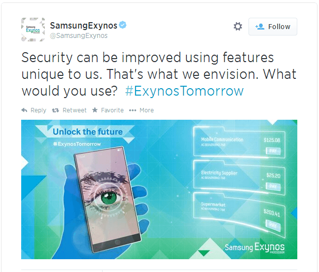 Samsung Retina Scanner