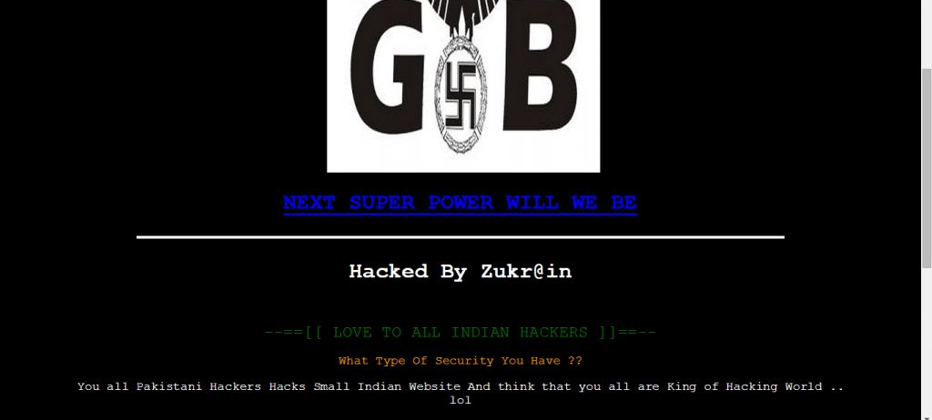 Pakistan Railway Website Hacked