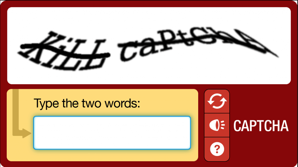 no captcha