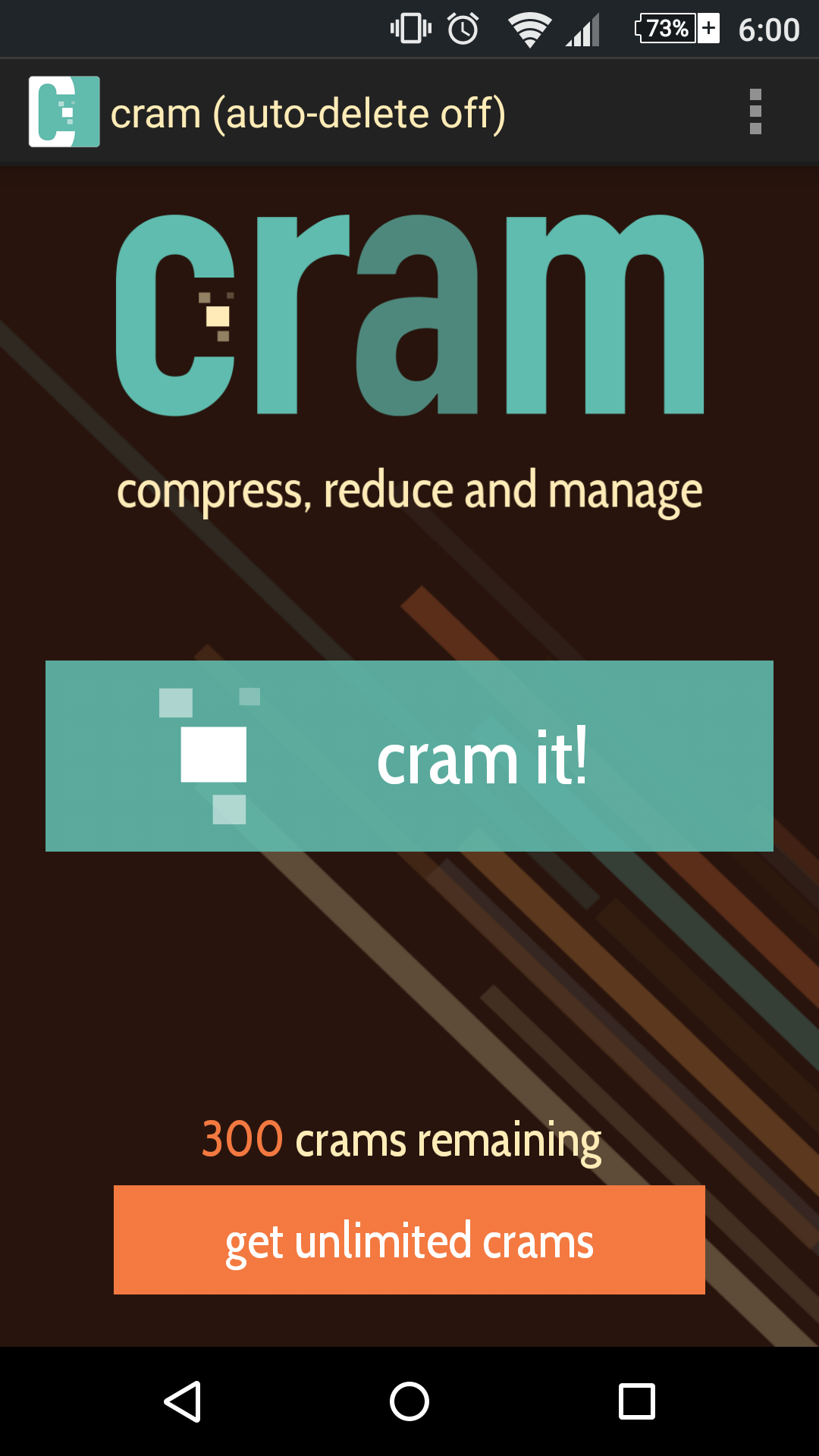 Cram image compressor