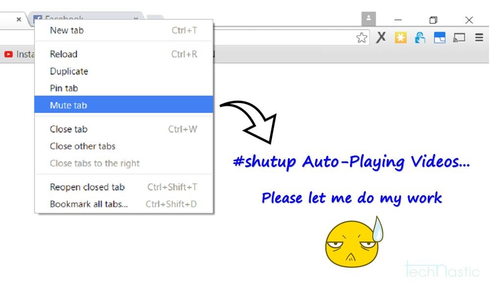 Mute Tab in Google Chrome