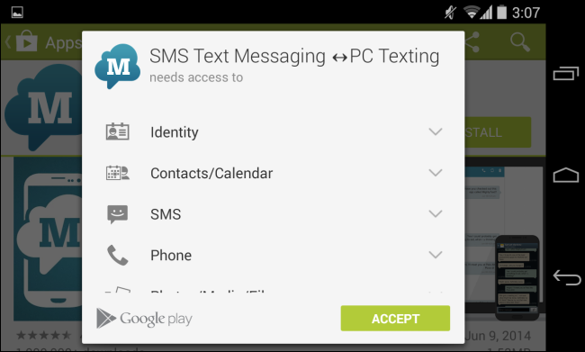 android app permissions